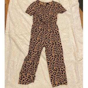 Leopard print one piece jumper, 5T